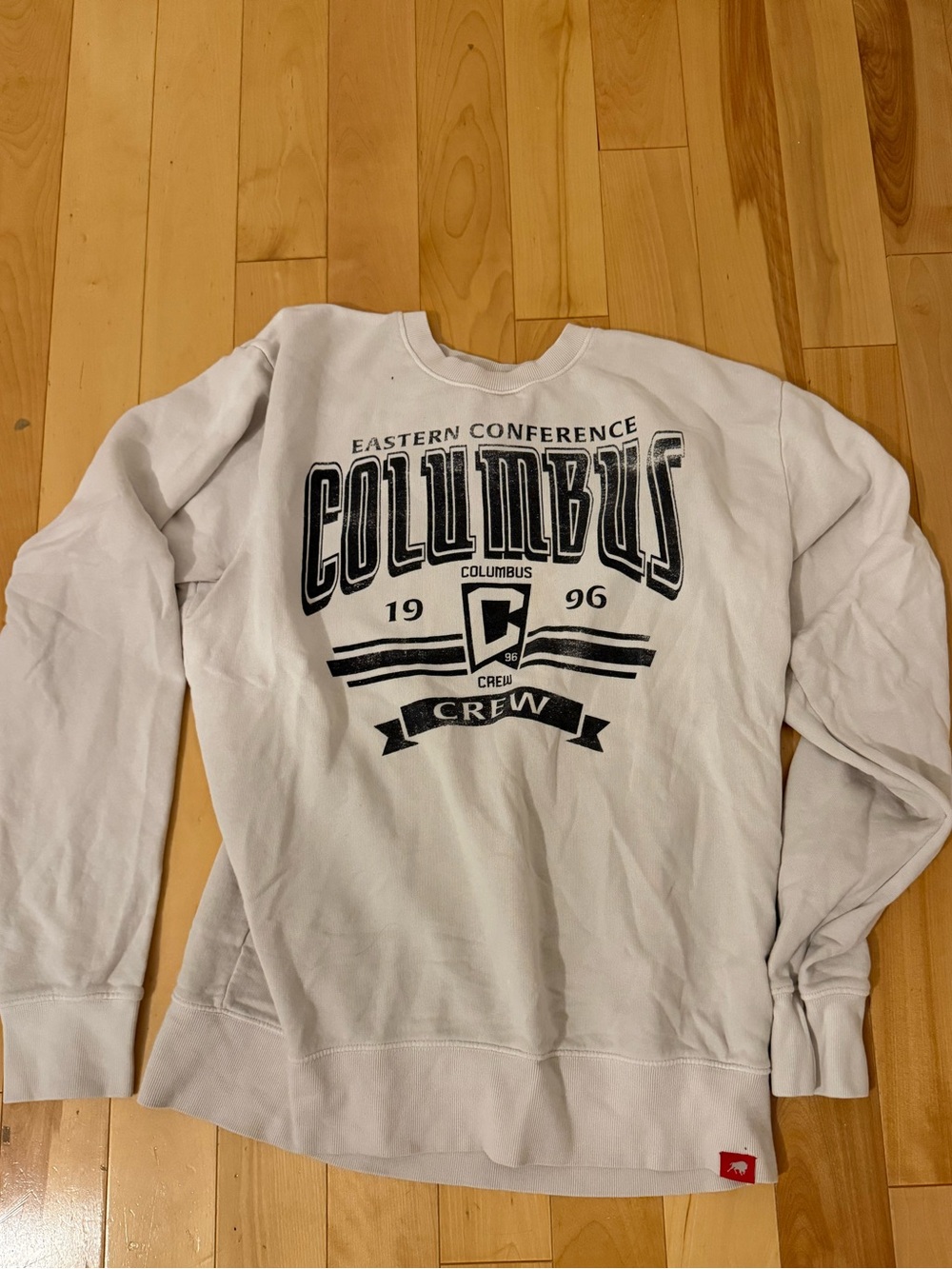 Columbus Crew White Graphic Sweatshirt